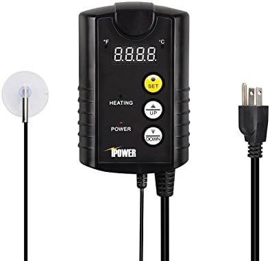 iPower Digital Heat Mat Thermostat Controller 40-108°F 1000W for Seed Germination Reptiles Brewing