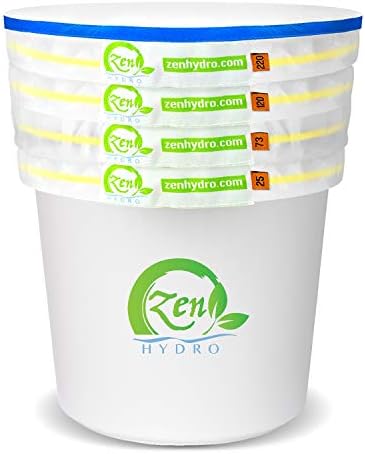 iPower 5 Gallon Bubble Bag Extraction Kit 4 Bag Set with 25 Micron Pressing Screen Herbal Ice Hash